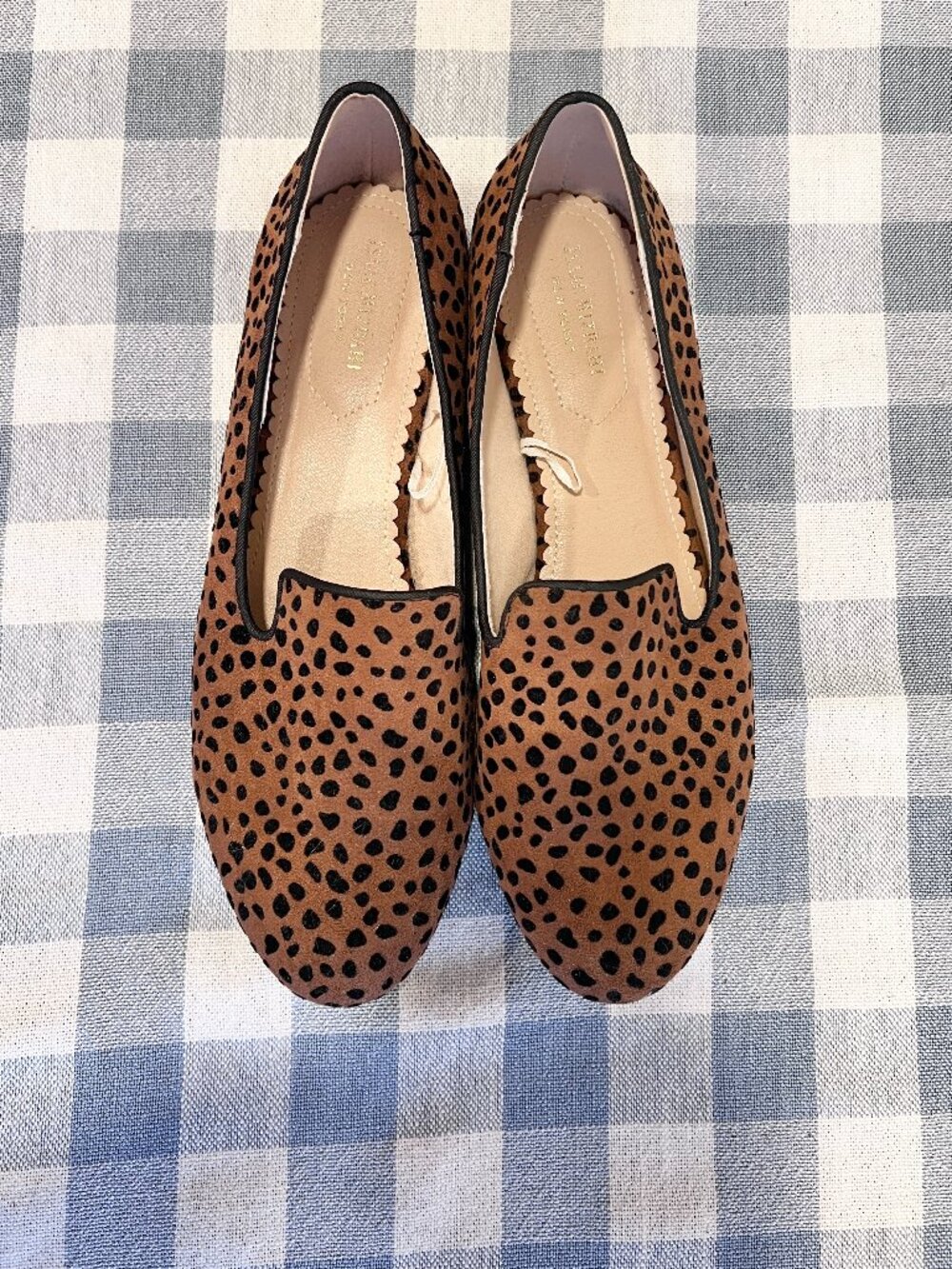 Isaac Mizrahi Animal Print Loafer Slip On Flats Women's Shoes Size 9